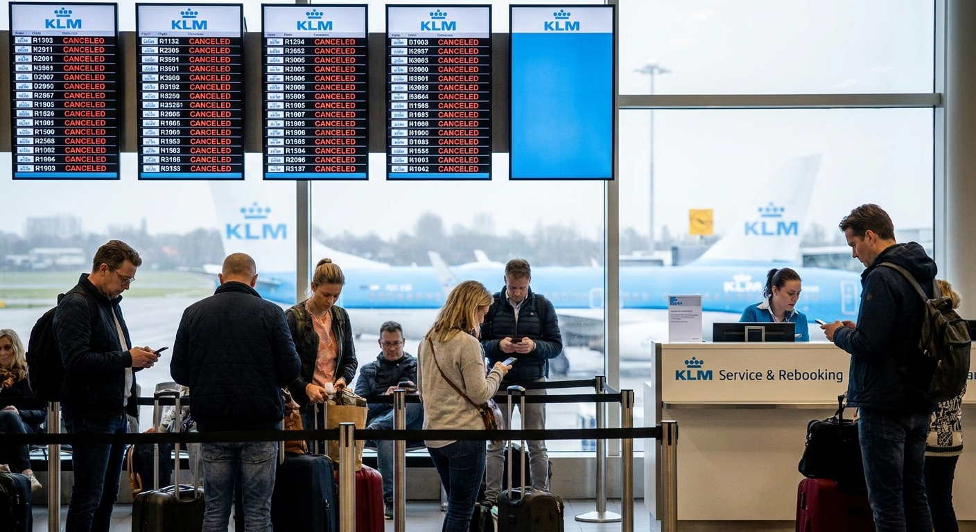 KLM schrapt 80 retourvluchten: dit zijn uw rechten