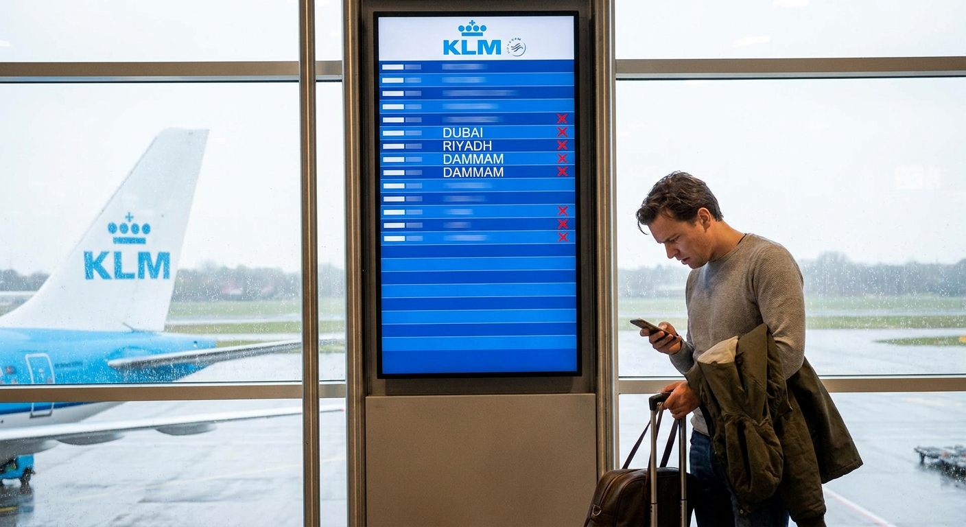KLM verlengt opschorting naar Dubai, Riyadh en Dammam