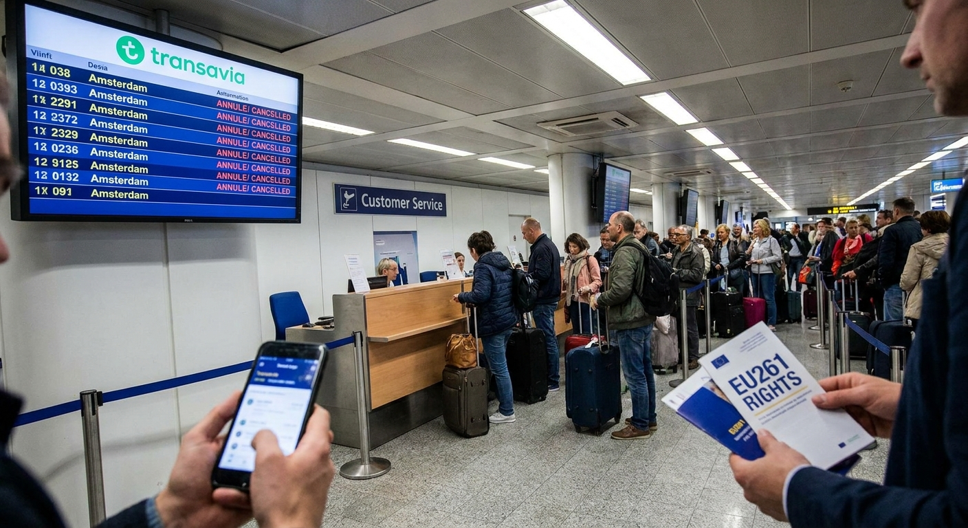 Transavia annuleert 22 vluchten