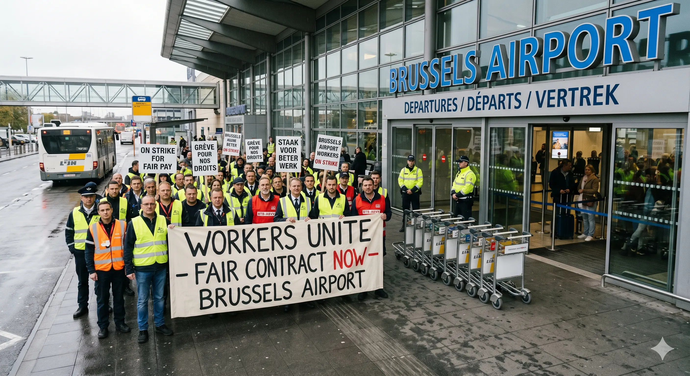 Vliegverkeer België urenlang stilgelegd door staking luchtverkeersleiders