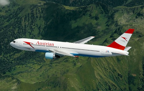 Austrian Airlines vliegtuig