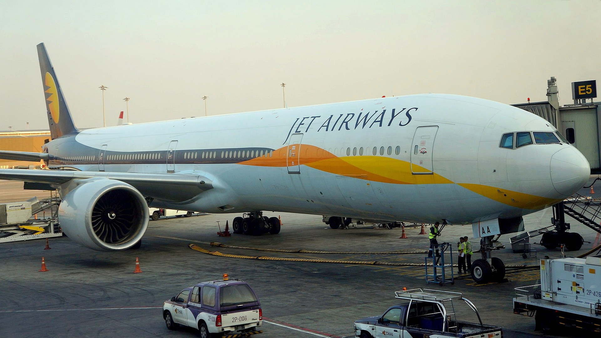 Jet Airways aan de grond